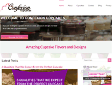 Tablet Screenshot of confexioncupcakes.com